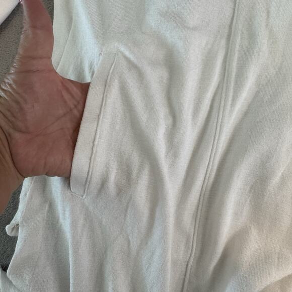 Banana Republic NWT Women's Open Full Length Cardigan Cream Colored Size Small - Picture 6 of 12